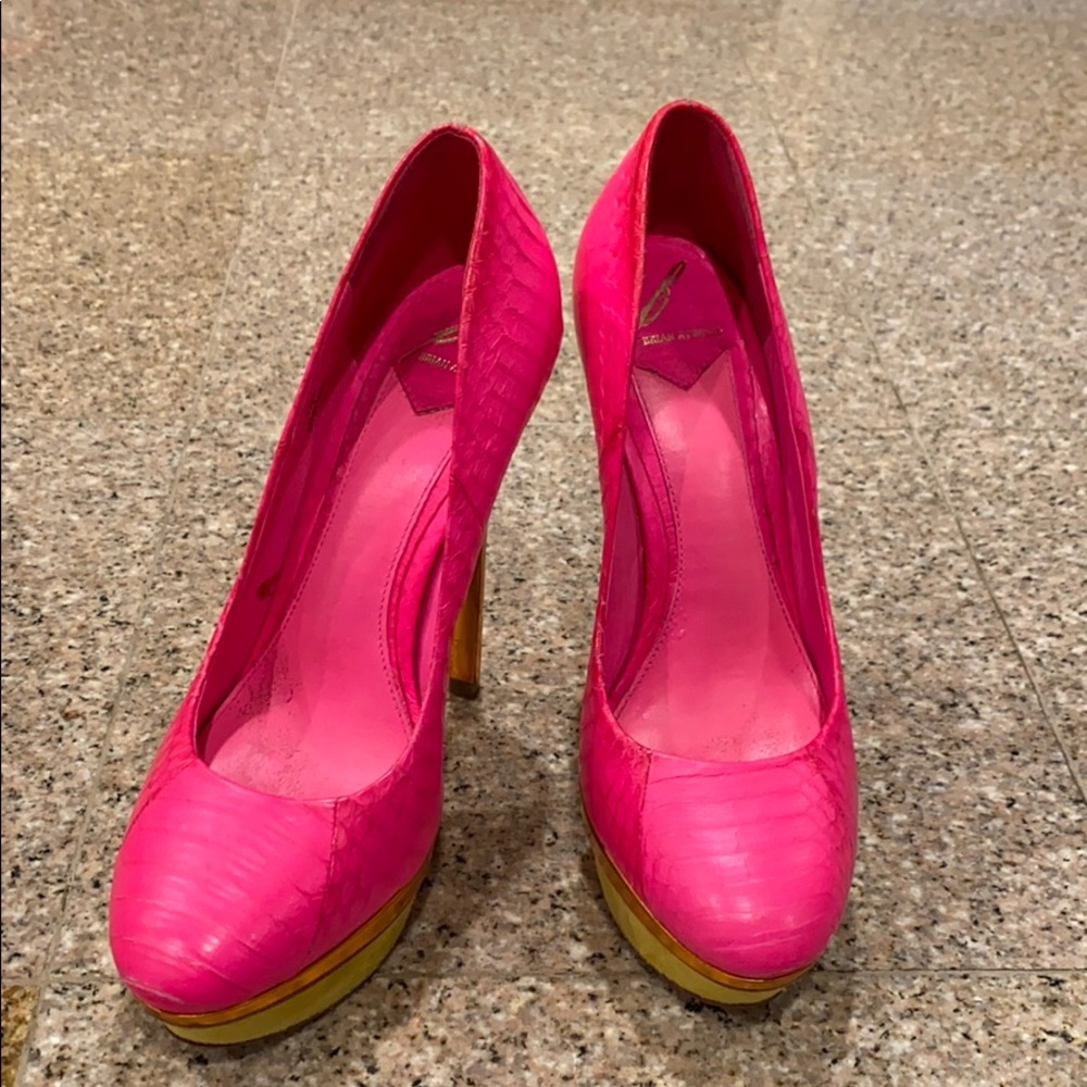 Pink B Brian Atwood heels